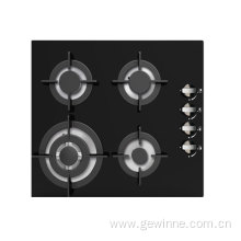 Built in 4 burners Glass cooktops for home